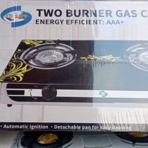 Smp 2 bunner glass table top gas cooker