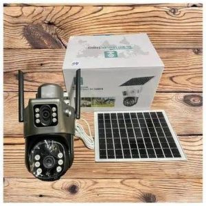 Dual lense solar CCTV CAMERA